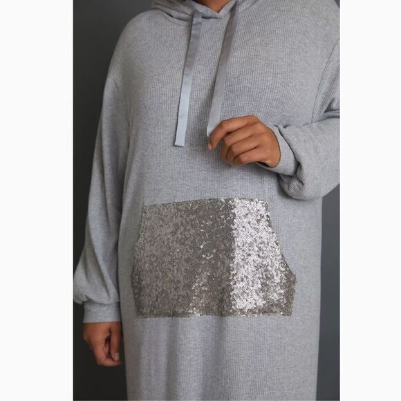 Anthro Saturday Sunday Sequined Tunic Dress - Picture 3 of 5